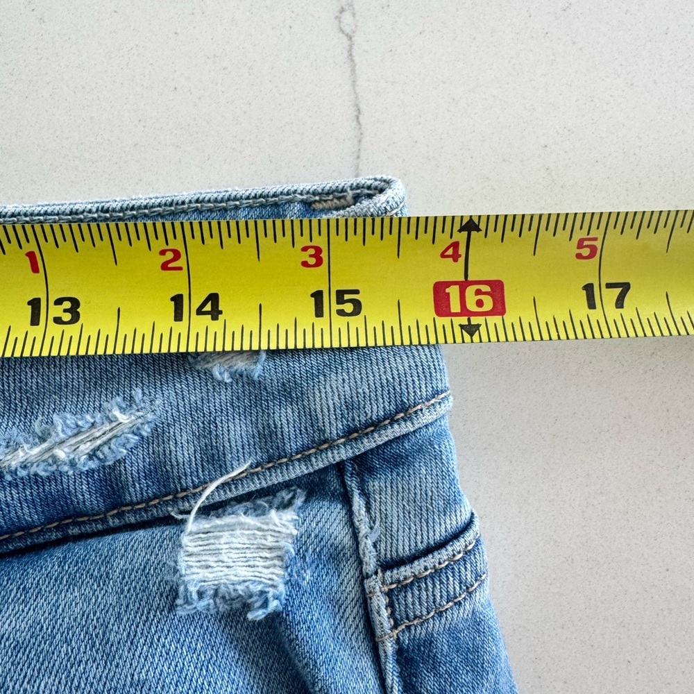 PAIGE Light Blue Wide Leg Jeans - Picture 7 of 9